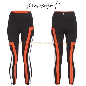 Free People FP Movement New Heights Yoga Leggings Color Block NWOT Size XS